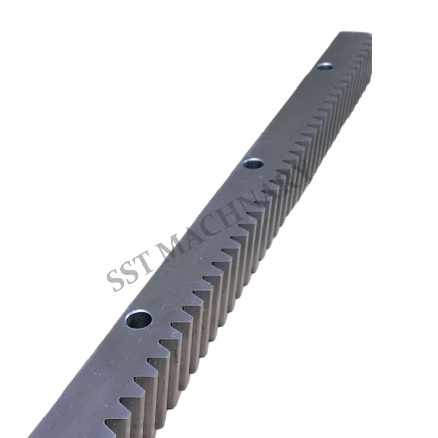Mod pemasangan rel panduan linear ditambah rak gear